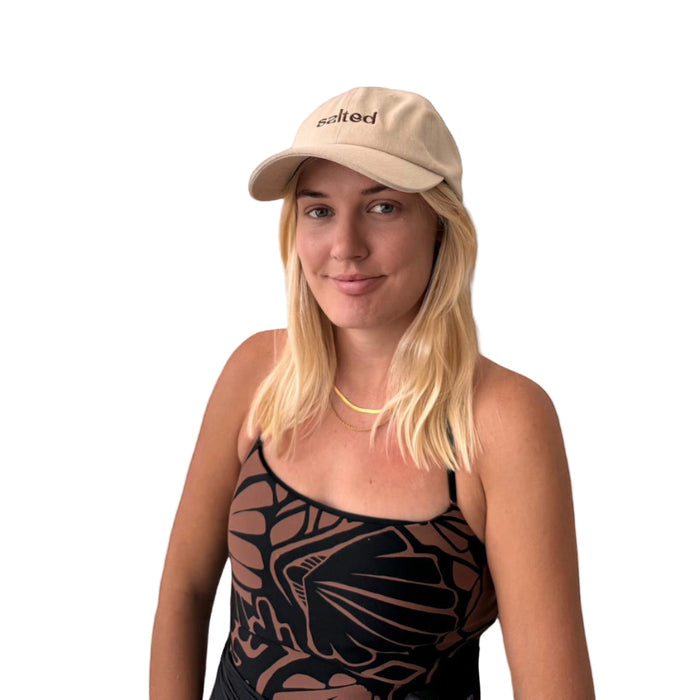 'SALTED' cap Beige