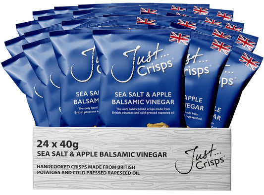 Sea Salt and Apple Balsamic Vinegar Crisps 40g (Case of 24)