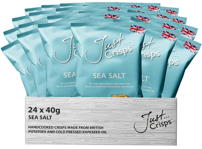 Sea Salt Crisps 40g (Case of 24)