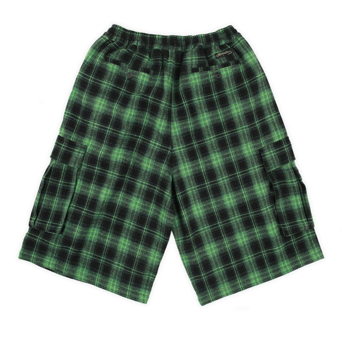 Shoreline Plaid Shorts (Green)