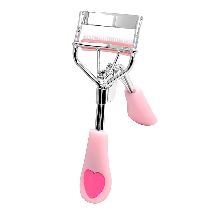 Silicone Grip Eyelash Curler With Built In Comb - ikatehouse