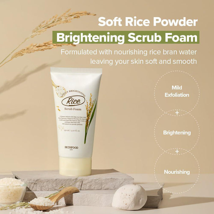 Skinfood Rice Daily Brightening Scrub Foam 150 mL