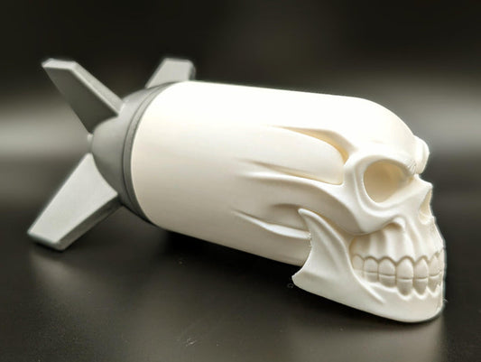 Skull Nuke Dark Shelf Decor