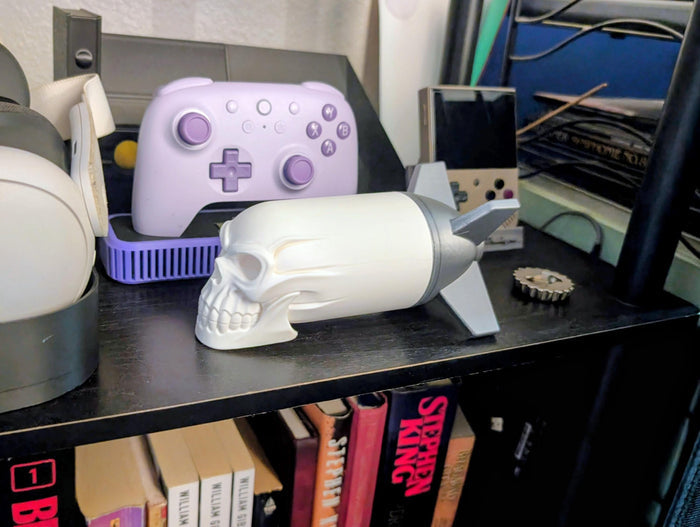 Skull Nuke Dark Shelf Decor