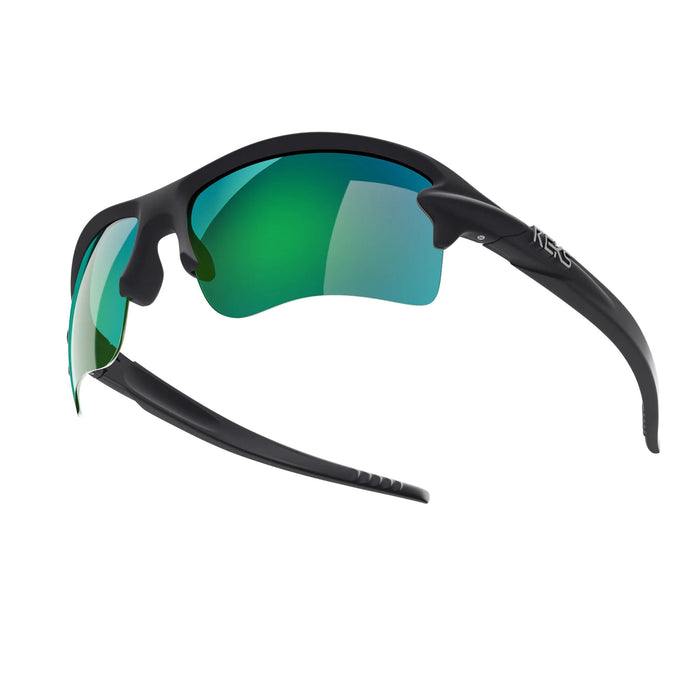 Single Vision / Solid Smoke / Green Mirror