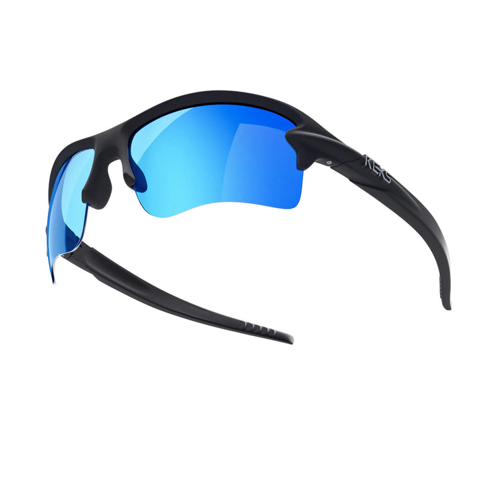 Single Vision / Solid Smoke / Cobalt Blue Mirror