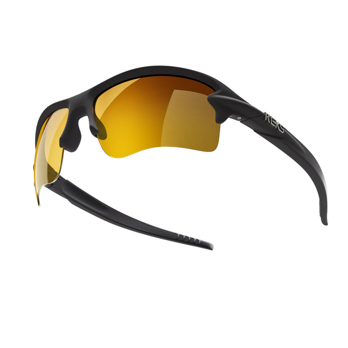 Single Vision / Solid Smoke / Gold Mirror