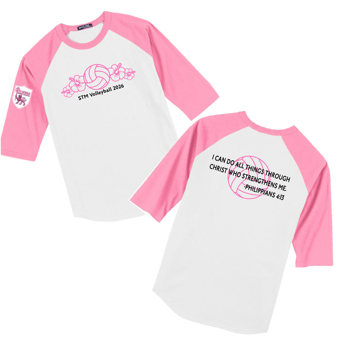 SMCPS Volleyball Raglan Tee