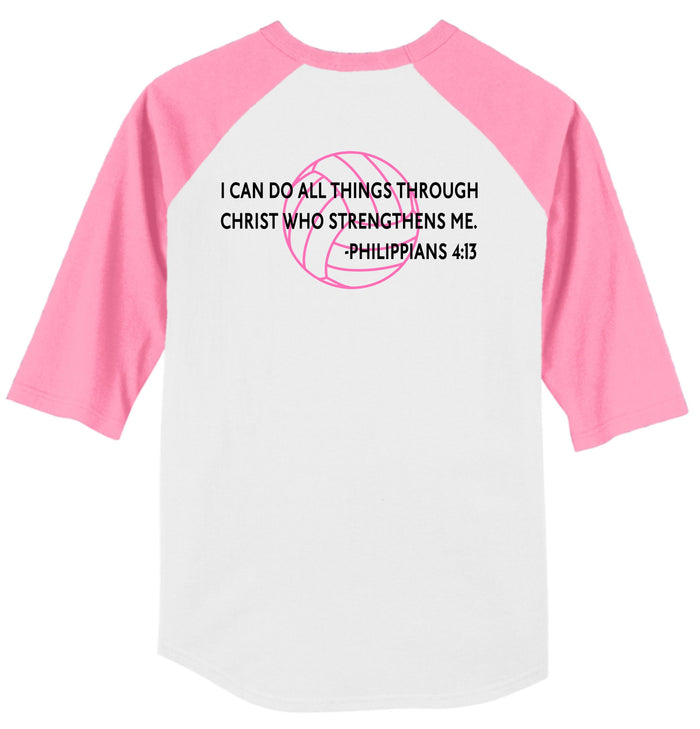 SMCPS Volleyball Raglan Tee