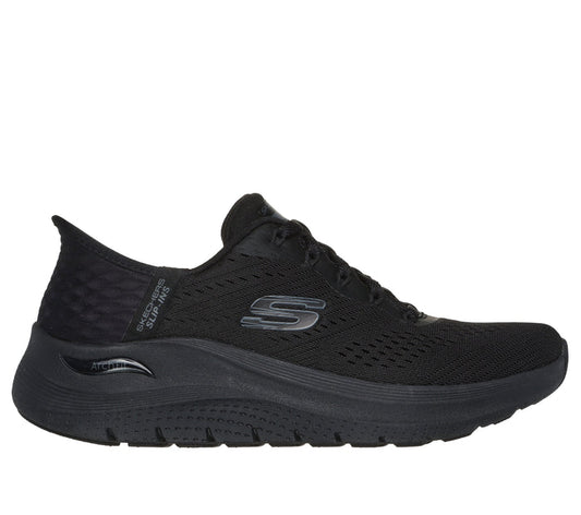 SKECHERS Sneaker arch fit nero mono 150066 ARCHFIT-BBK