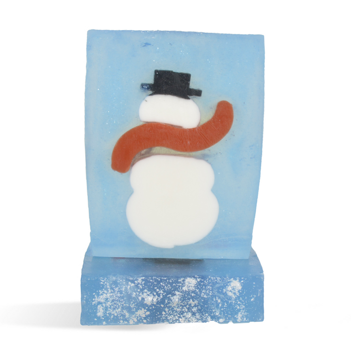 Snowman with Scarf MP Loaf Soap Kit