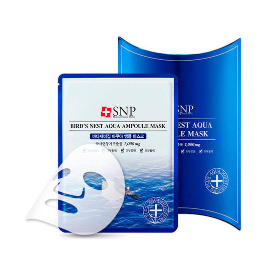 SNP Bird's Nest Barrier Ampoule Mask 10 pcs