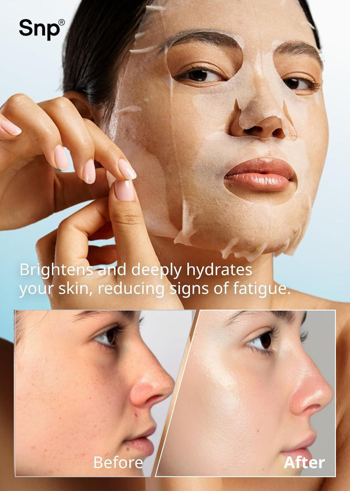 SNP Bird's Nest Barrier Ampoule Mask 10 pcs