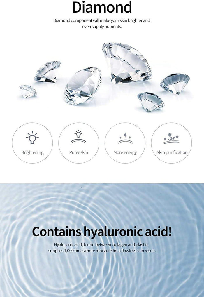 SNP Diamond Brightening Ampoule Mask 10 pcs