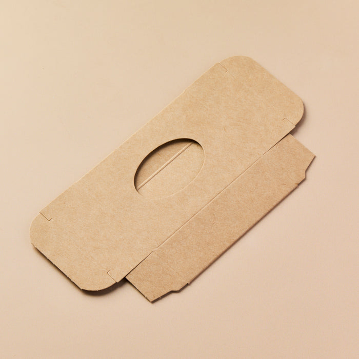 Soap Box - Oval Window (KRAFT COLOR) - close-up