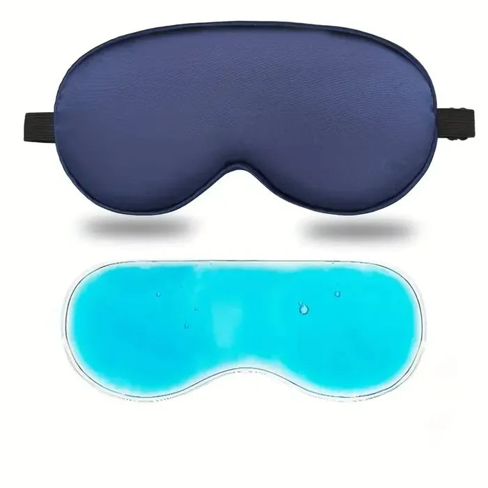 navy gel eye mask