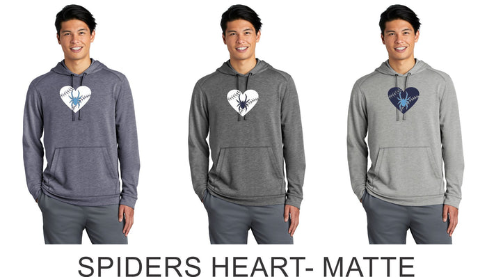 Spiders Wicking Unisex and Ladies Hoodie- 5 designs