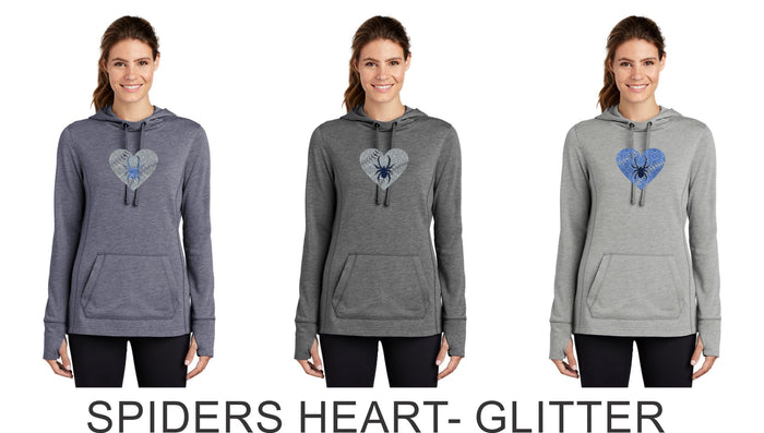 Spiders Wicking Unisex and Ladies Hoodie- 5 designs