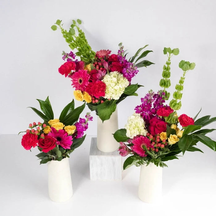 Splash Of Color Centerpiece Vase - Image