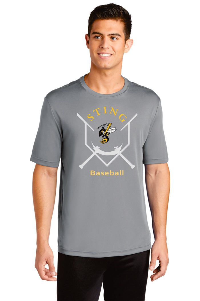Sting Wicking Tee- 3 designs- 4 colors