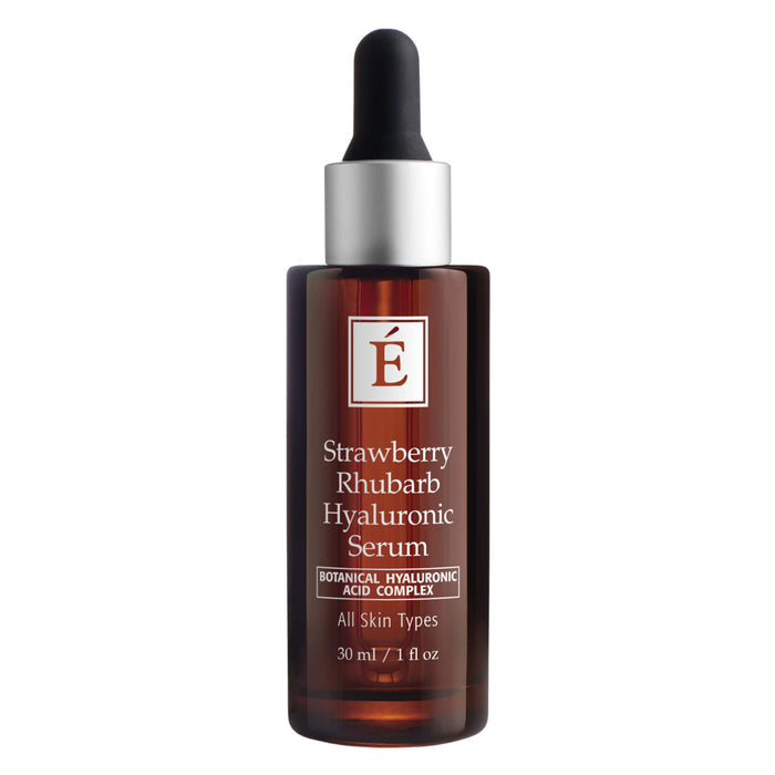 Dropper Bottle of Eminence Strawberry Rhubarb Hyaluronic Serum 30mL