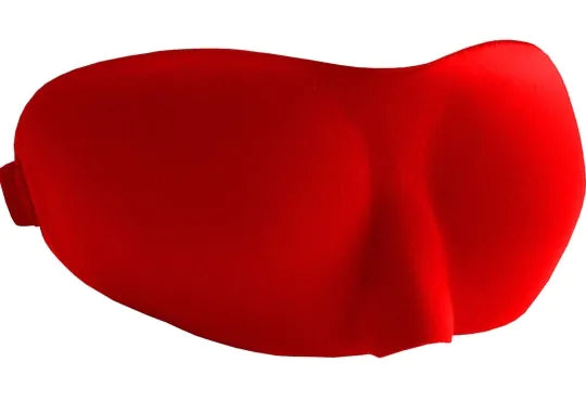 Red Sweet Dreams Light Contoured Eye Mask Red