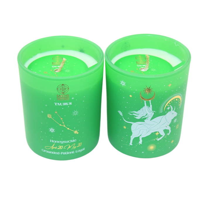 Taurus Zodiac Candle