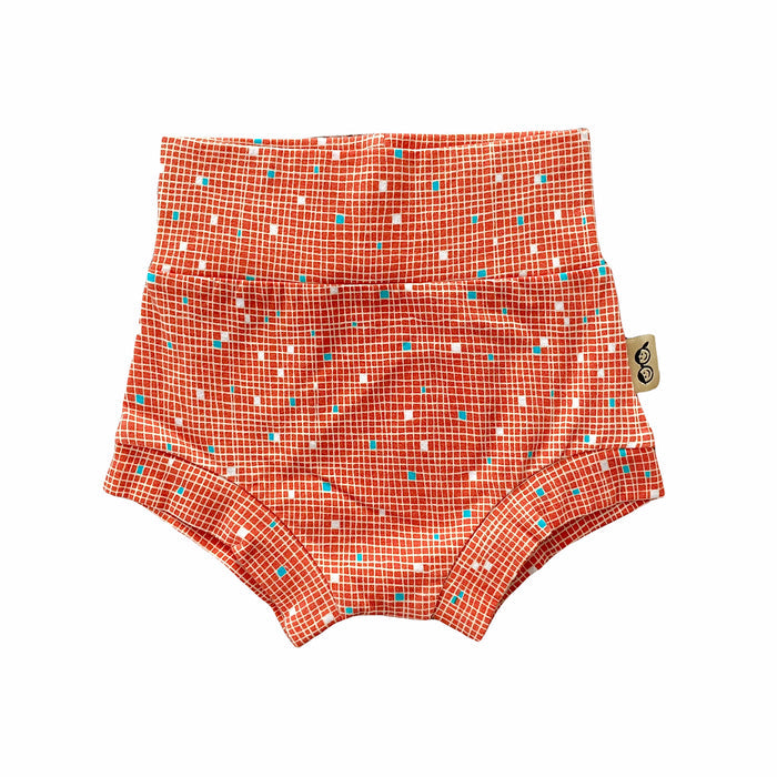 Tiny Squares on Coral Bummies