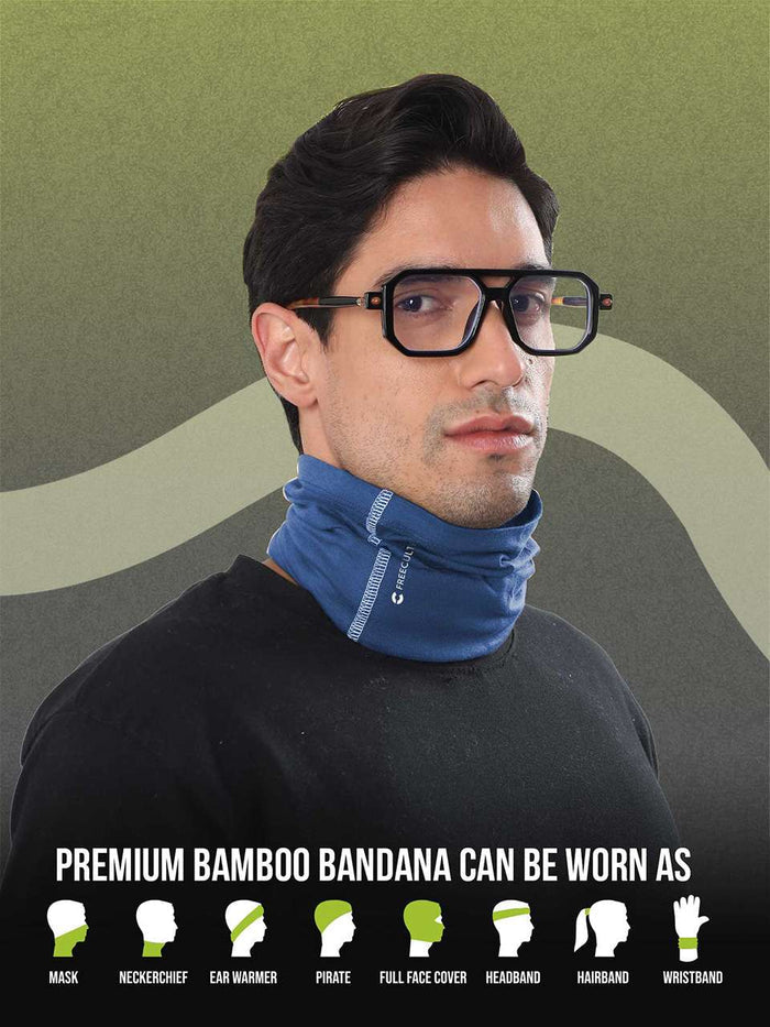 Unisex Organic Bandana Masks - Printed (Pack of 4)