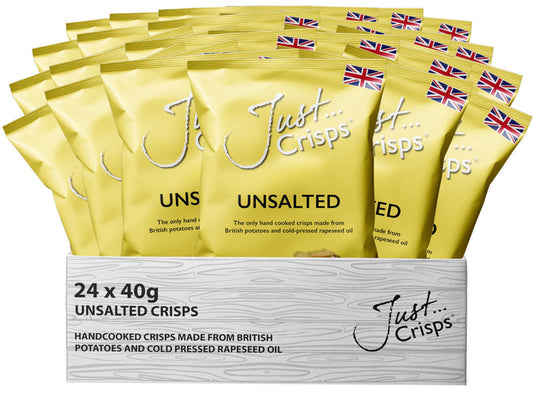 Unsalted Crisps 40g (Case of 24)