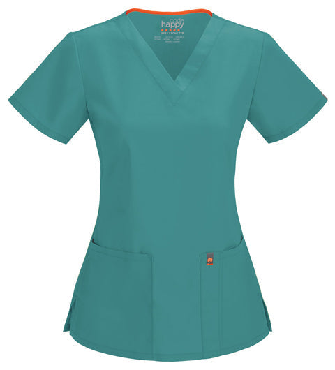 V-Neck Top Green
