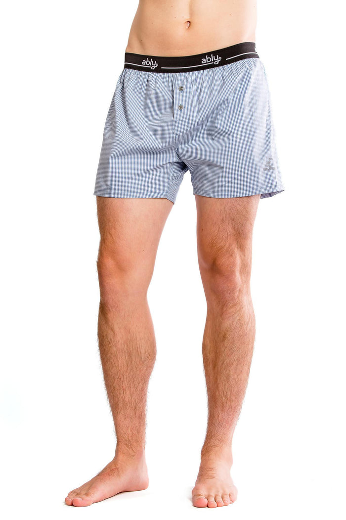 Vacation | Men's Gingham Woven Boxer Shorts