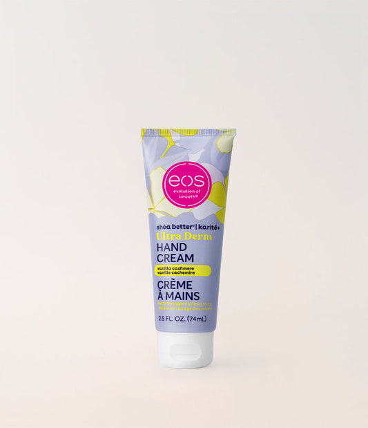 A squeeze tube of EOS Hand Cream Shea Better  2.5 fl.