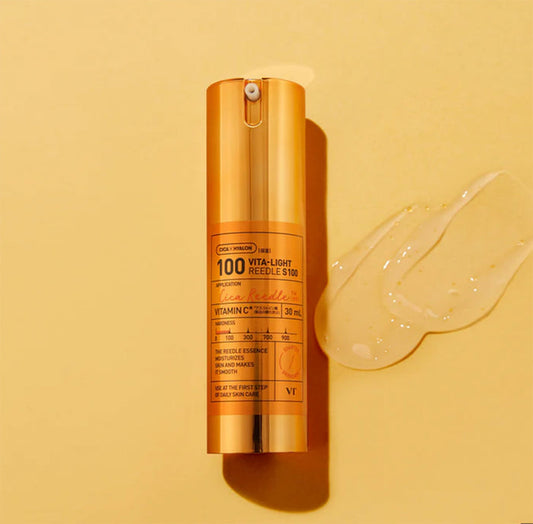 It is a unique serum infused with VT's patented Reedle technology and Centella Asiatica extract to deliver intensive care for stressed and dull skin.
