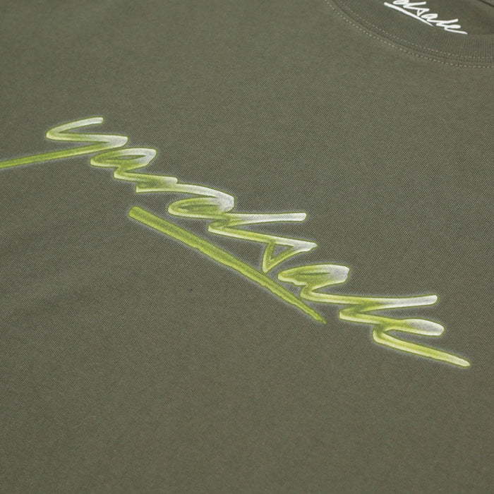 Washed Script T-Shirt (Sand)
