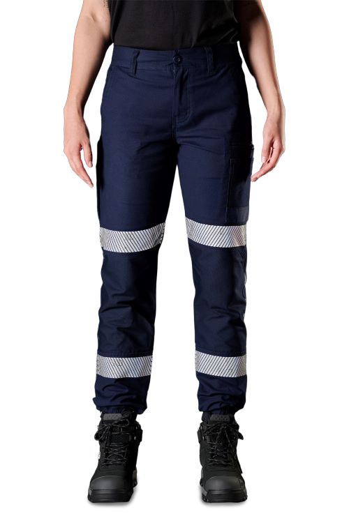 Women's taped Cuffed work pants| WP-4WT