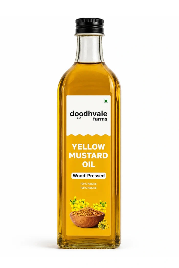 Yellow Mustard Oil - Wood Pressed (500ml)