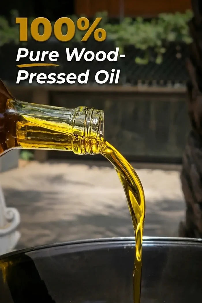 Yellow Mustard Oil - Wood Pressed (500ml)