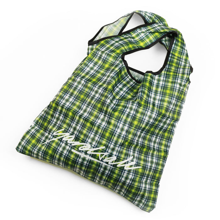 YS Plaid Tote Bag (Green)
