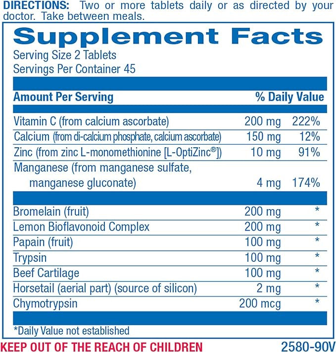 ZYMAIN TABS by Anabolic Labs Ingredients